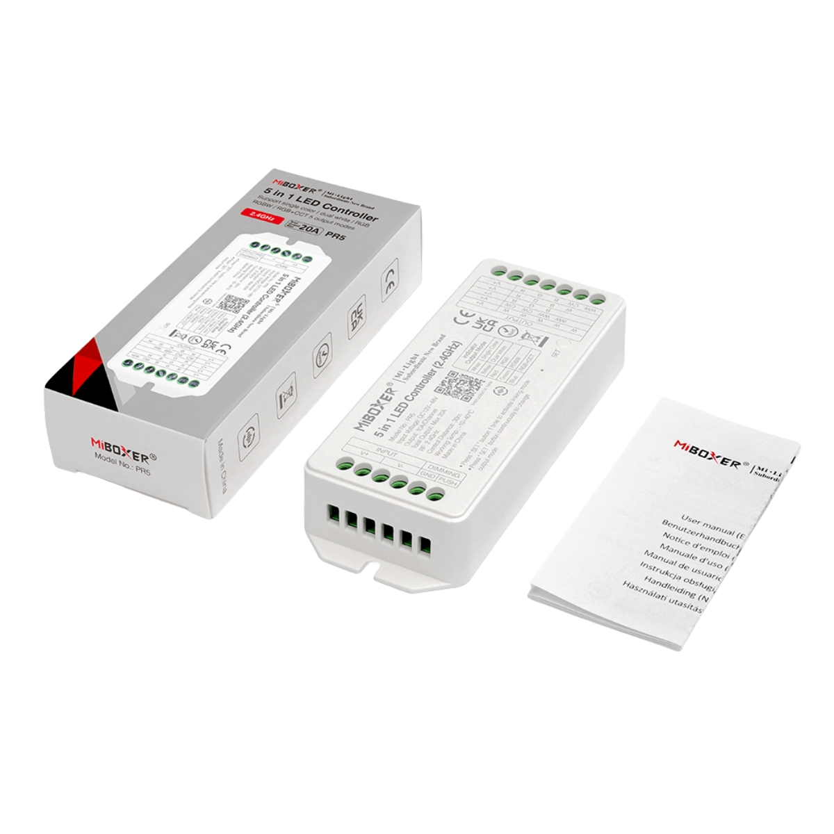 LED prijímač PR5 5in1, 20A - 2,4GHz
