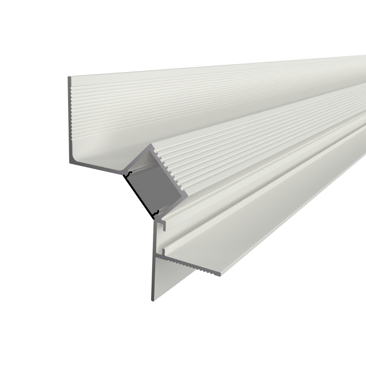 LED lišta WALL-GLOW 45 biela Dĺžka: 2m, Typ krytky: Bez krytky