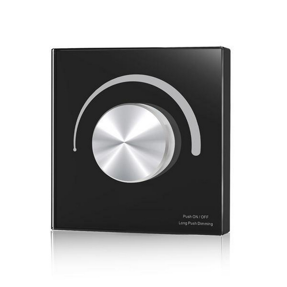 LEDprodukt LED ovládač 1-10V glass nástenný čierny