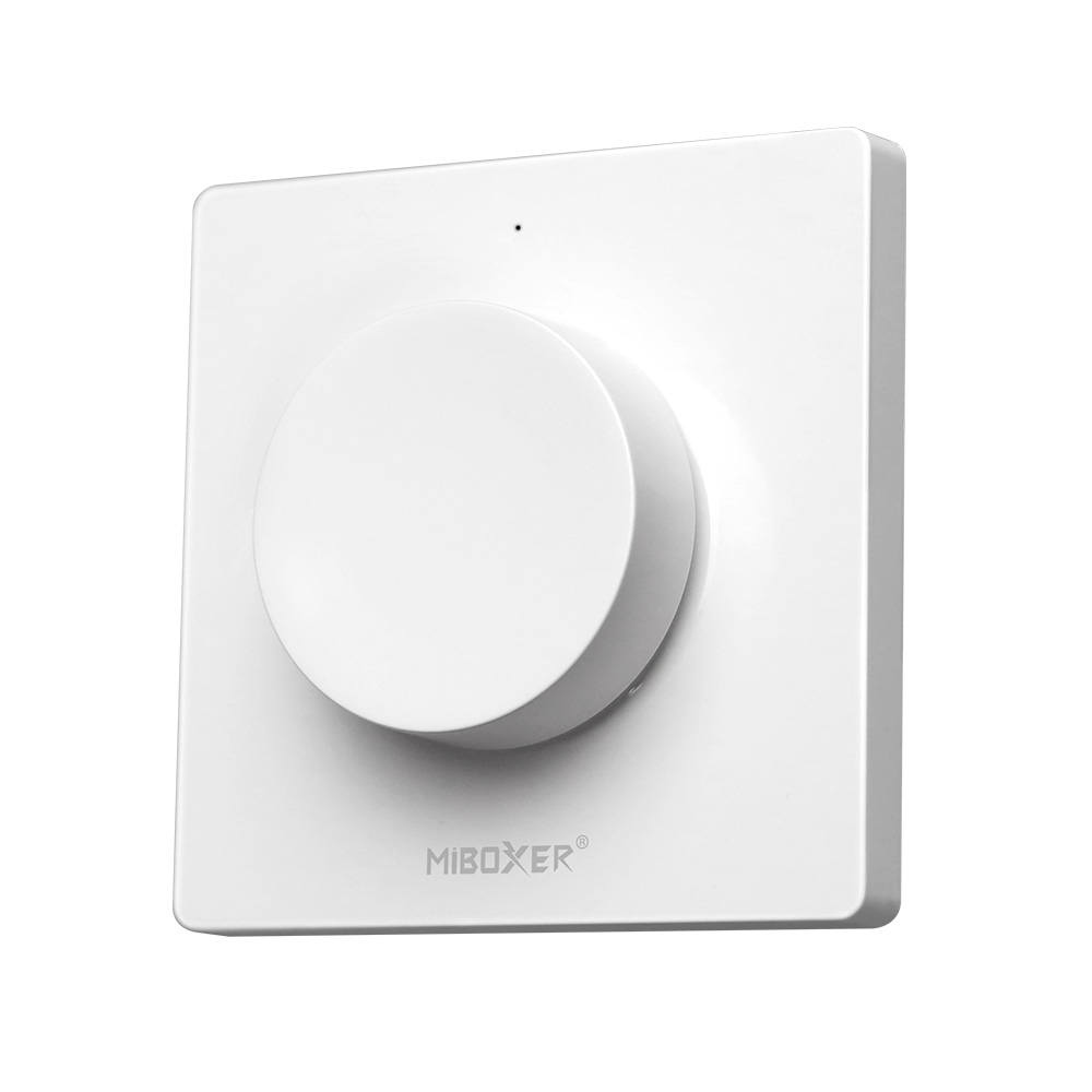 LEDprodukt LED ovládač RF6  1 okruh otočný nástenný - 2,4GHz - biely