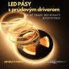 20m PROFI LED pásik 120LED/m SMD2835 9,6W/m prúd. driver neutrálna biela IP20 24V - Kompletná sada