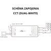 LED prijímač PW5 5in1, 20A - 2,4GHz WIFI