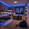 modre COB LED pásy