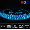 4645 5m led pasik rgb smd5050 60led m ip65 12v