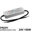 5362 led napajaci zdroj 150w 24v ip67 vodeodolny mean well zaruka 3 roky