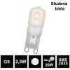 5791 led ziarovka g9 230v 2 5w studena biela