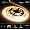 5956 led pasik 60led m vodeodolny smd2835 tepla biela ip65 12v