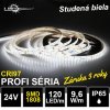 6859 profi led pasik 120led m smd1808 studena biela cri97 ip65 24v zaruka 3 roky