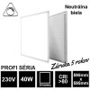 7906 led panel 40w 595x595 mm neutralna biela stmievatelny zaruka 5 rokov