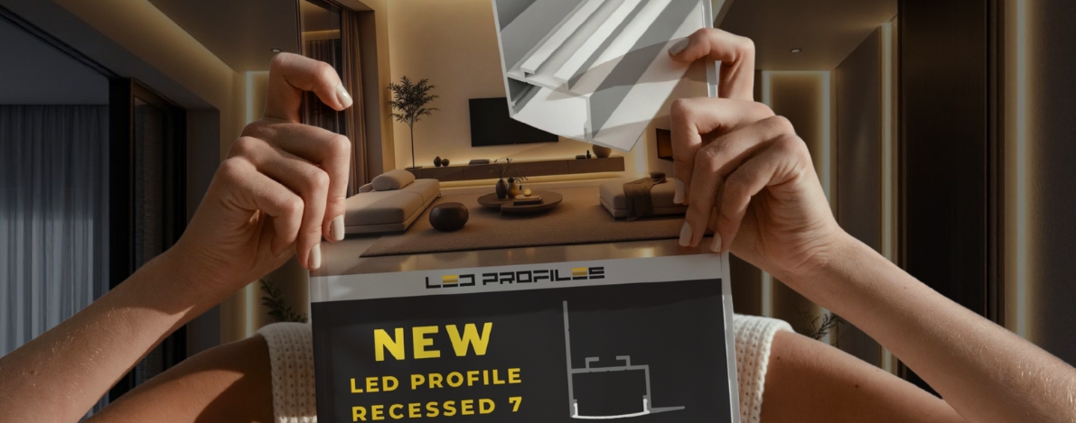 LED profile RECESSED 7 NEW