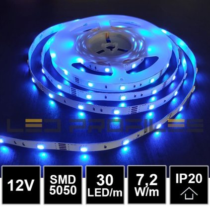 1923 5m led profi strip 12v 7 2w smd5050 30led m ip20 rgb 3yw