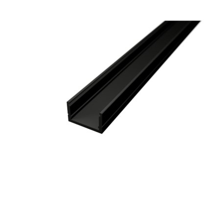 2880 2m led profile surface 8 9 black