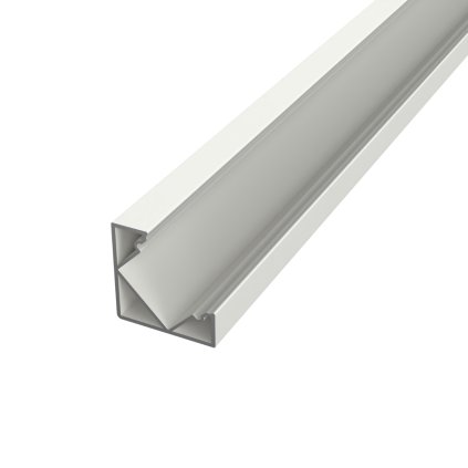 3m LED profile CORNER 1 WHITE