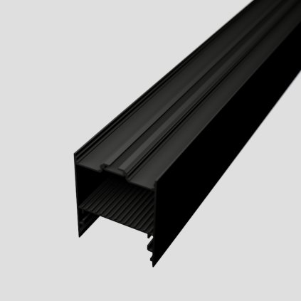2m LED profile SUSPENDED 1 NEW BLACK