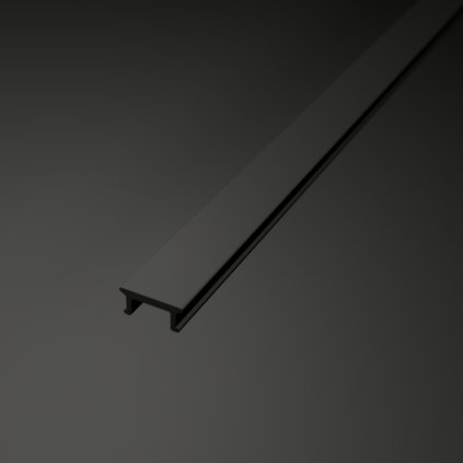 2m black cover for SLIM profiles