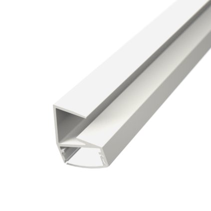 2m LED profile GLASS SHELF WHITE