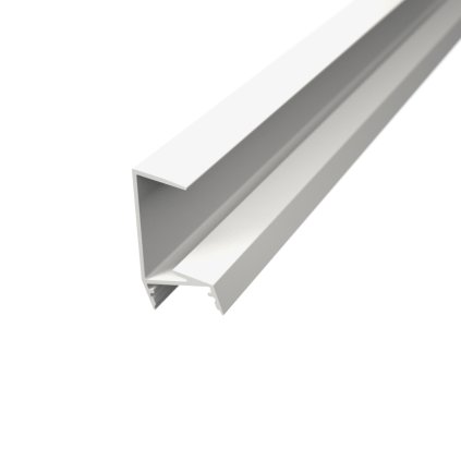 2m LED profile WOODEN SHELF WHITE