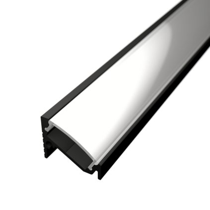 2m LED profile CORNER 6 BLACK