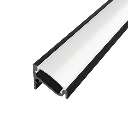 1m LED profile CORNER 6 BLACK