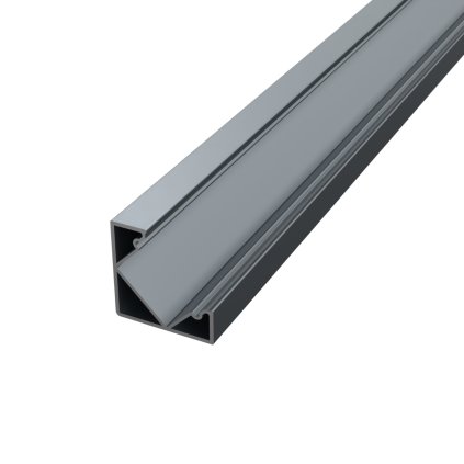 1m LED profile CORNER 1 GREY