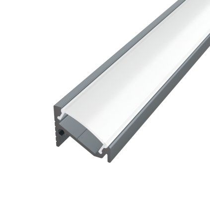 2m LED profile CORNER 6 GREY