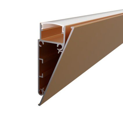 2m LED profile WALL BRONZE