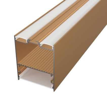 2m LED profile SUSPENDED 1 NEW BRONZE