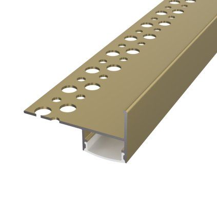 2m LED profile TILE-EDGE CHAMPAGNE