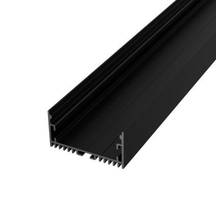 2m LED profile SURFACE MAXI BLACK