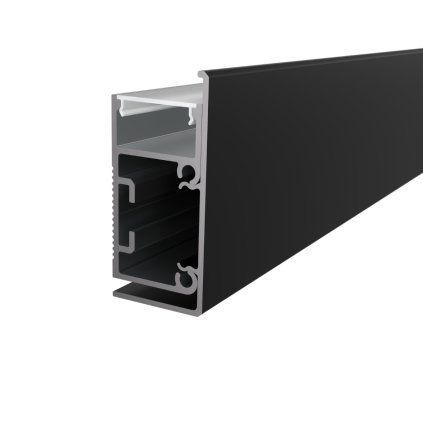 2m LED profile WALL - LINE BLACK