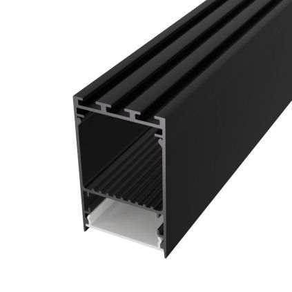2m LED profile SUSPENDED 3 BLACK