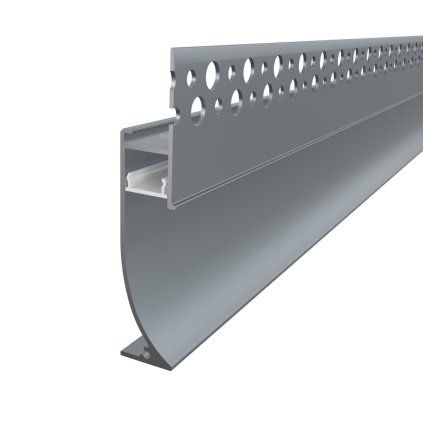 2m LED profile BASE-GLOW GREY