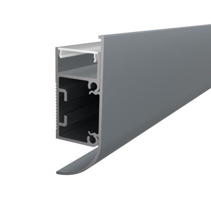2m LED profile WALL - ARC GREY