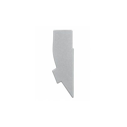 Left Ending SILVER (recessed 19)
