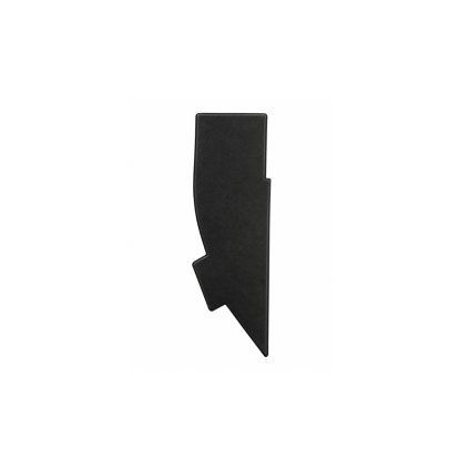 Left Ending BLACK (recessed 19)