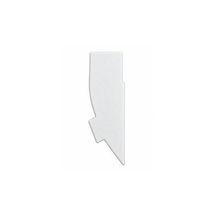 Left Ending WHITE (recessed 19)
