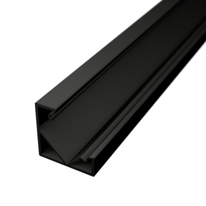 2m LED profile CORNER 1 BLACK