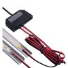 2364 1 strip to power supply bridge for 8mm ip20 cob led strip dc3 24v 3 5a 2 pin 15cm black red wire 100pcs bag