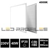 2601 led panel 40w 595x595mm 4000k ip20 5yw
