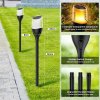 12564 4 led solarna lampa imitacia plamena