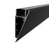 2m LED profile WALL BLACK