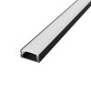 3m LED profile SURFACE 1 BLACK