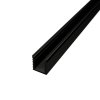 2m Slim SURFACE LED profile BLACK