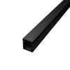2m Slim SURFACE LED profile BLACK