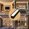 2m Slim RECESSED LED profile BLACK