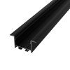 2m LED profile RECESSED 21 BLACK