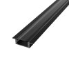 3m LED profile RECESSED 1 BLACK