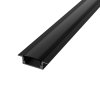 3m LED profile RECESSED 1 BLACK
