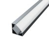 1m LED profile CORNER 1 GREY