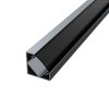 1m LED profile CORNER 1 GREY